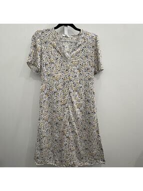 Uniqlo Women's Floral Print Short Sleeve Dress